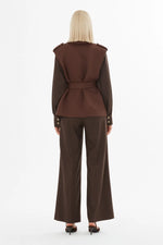 Load image into Gallery viewer, Gizia - Waist Tie Jacket and Trouser Set