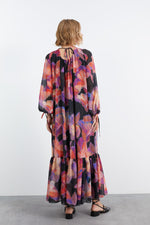 Load image into Gallery viewer, KIWE - Floral Print Chiffon Dress