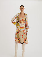 Load image into Gallery viewer, CHARLOTTE SPARRE - Silk Printed Poncho
