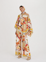 Load image into Gallery viewer, CHARLOTTE SPARRE - Silk Printed Poncho
