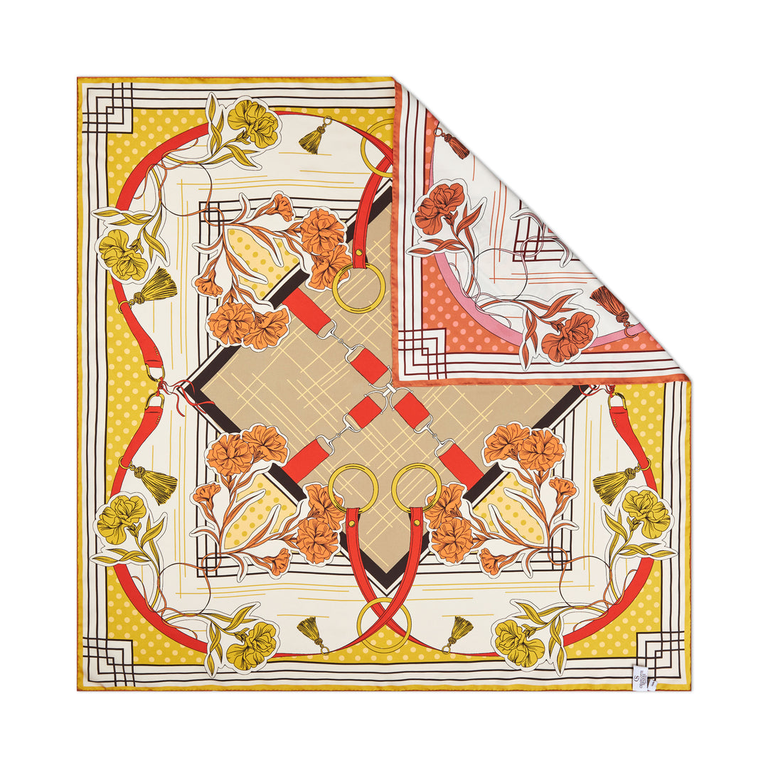 CHARLOTTE SPARRE - Silk Printed Poncho