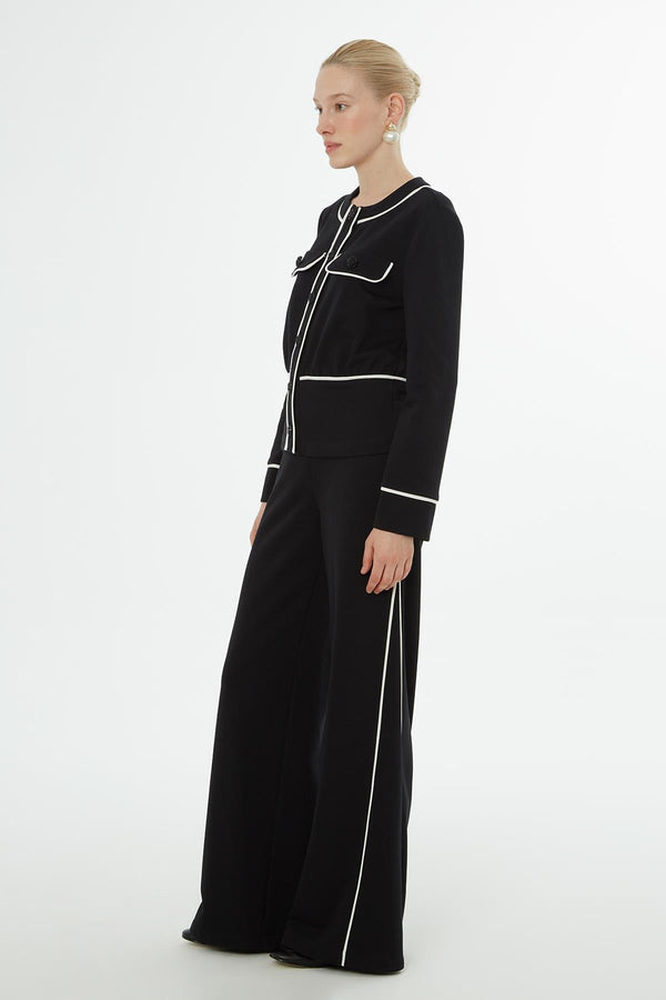 KIWE - Cardigan with Buttons and Tracksuit Set