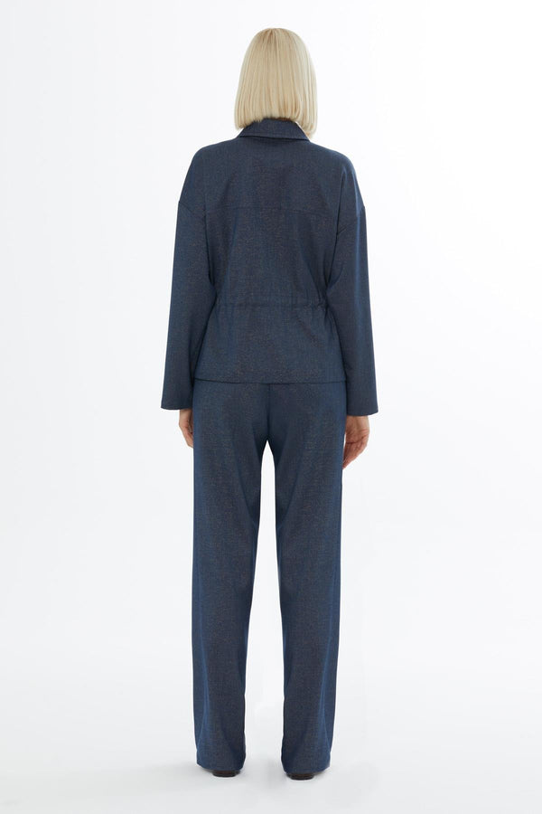 KIWE - Front Zip Closure Tracksuit with Elastic Waist